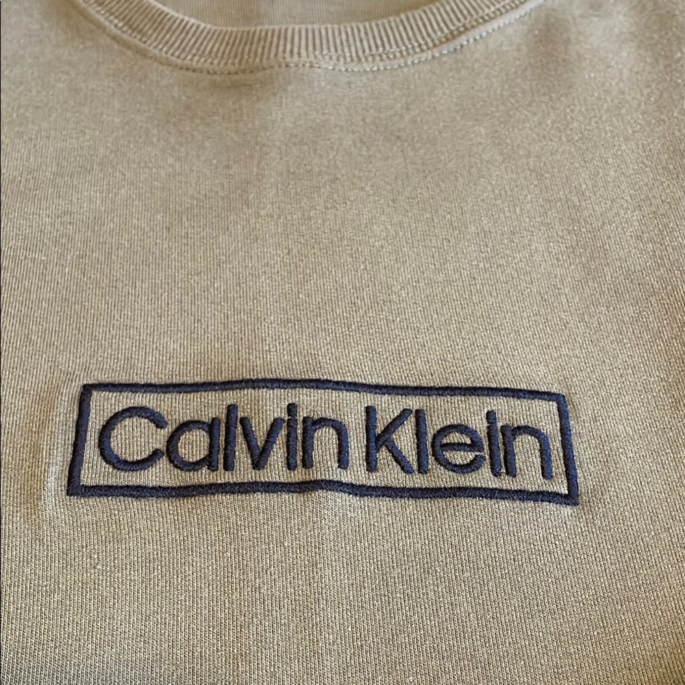 Calvin Klein Olive Green thin Sweatshirt